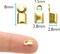 The Beadsmith Connector with Prong – Fold Over End Caps for Rattail, Leather, Suede, Lace, Ribbon, Cord, Ball Chain & Other Stringing for Jewelry Making